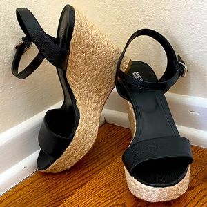 Brand New Michael Kors Espadrille Wedges 6.5